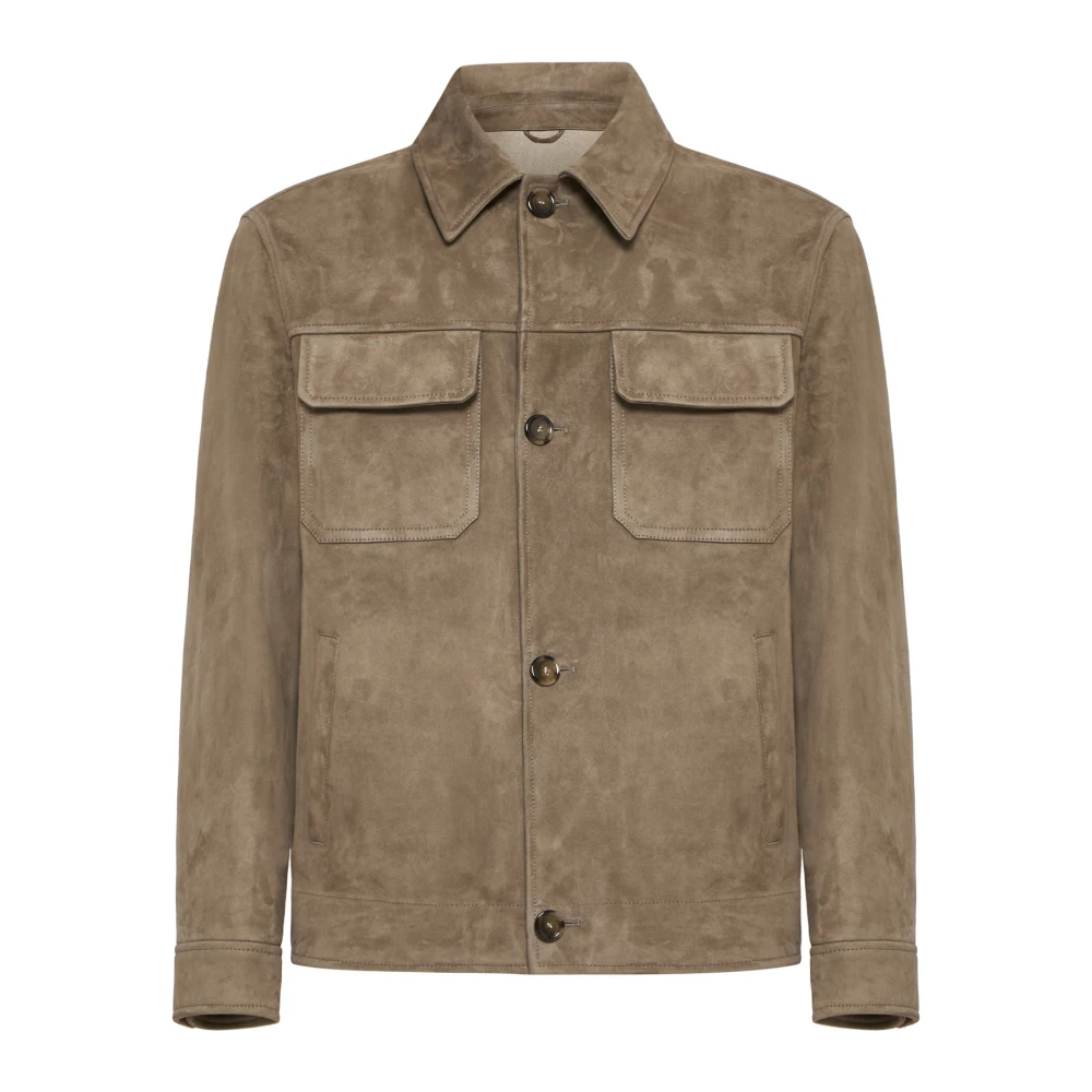 Lardini Beige Winterjas Beige Heren