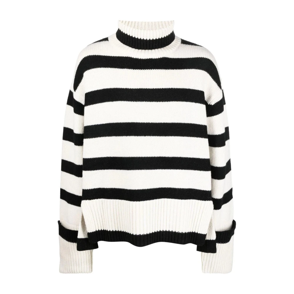 Axel Arigato Svart Ull Turtleneck Sweater White, Dam