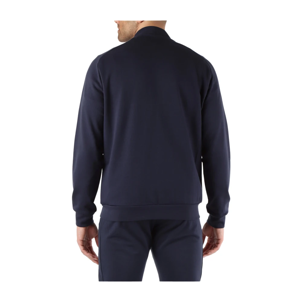 Antony Morato Regular Fit Katoen Zip Sweater Blue Heren