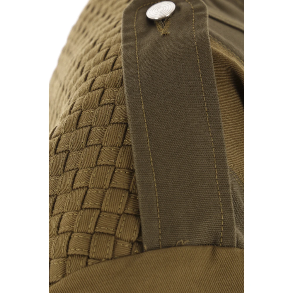 Namacheko Militair Groene Oversized Canvas Jas Green Heren