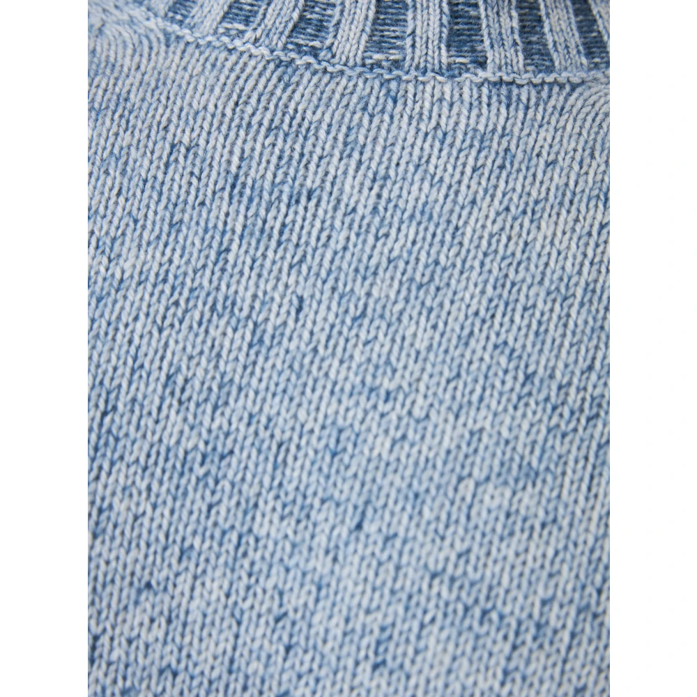 Gran Sasso Luxe Cashmere Blend Gebreide Kleding Blue Heren