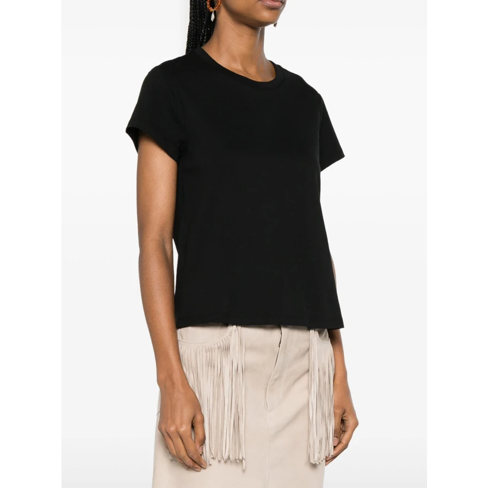 Twinset Zwarte T-shirts en Polos Black Dames