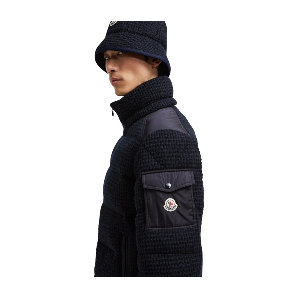 Moncler Korte donsjas marineblauw Blue Heren