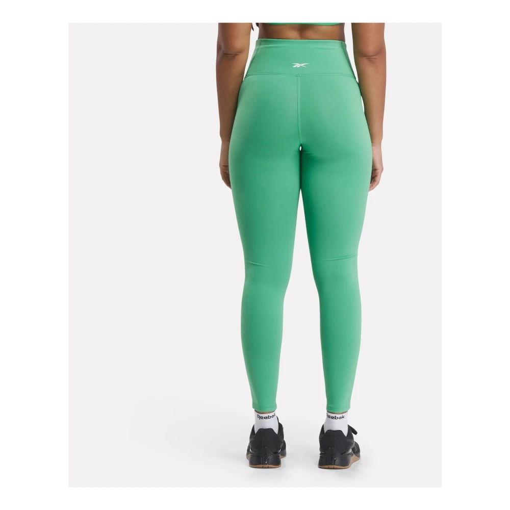 Reebok Lux High Rise Tight Leggings Green Dames
