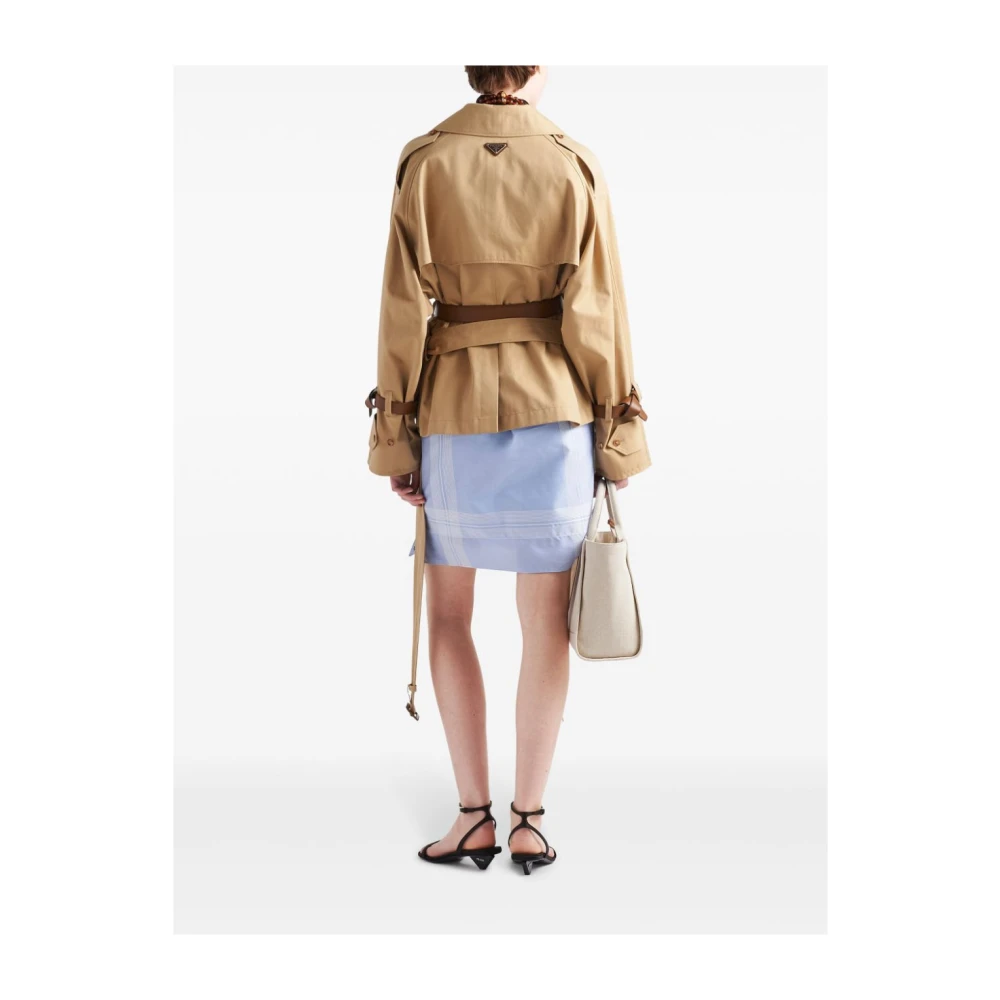 Prada Beige Trenchcoat Damesjas Beige Dames