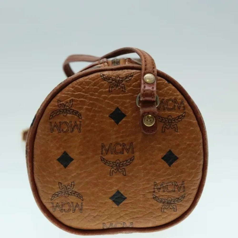 MCM Pre-owned Leather shoulder-bags Brown Dames