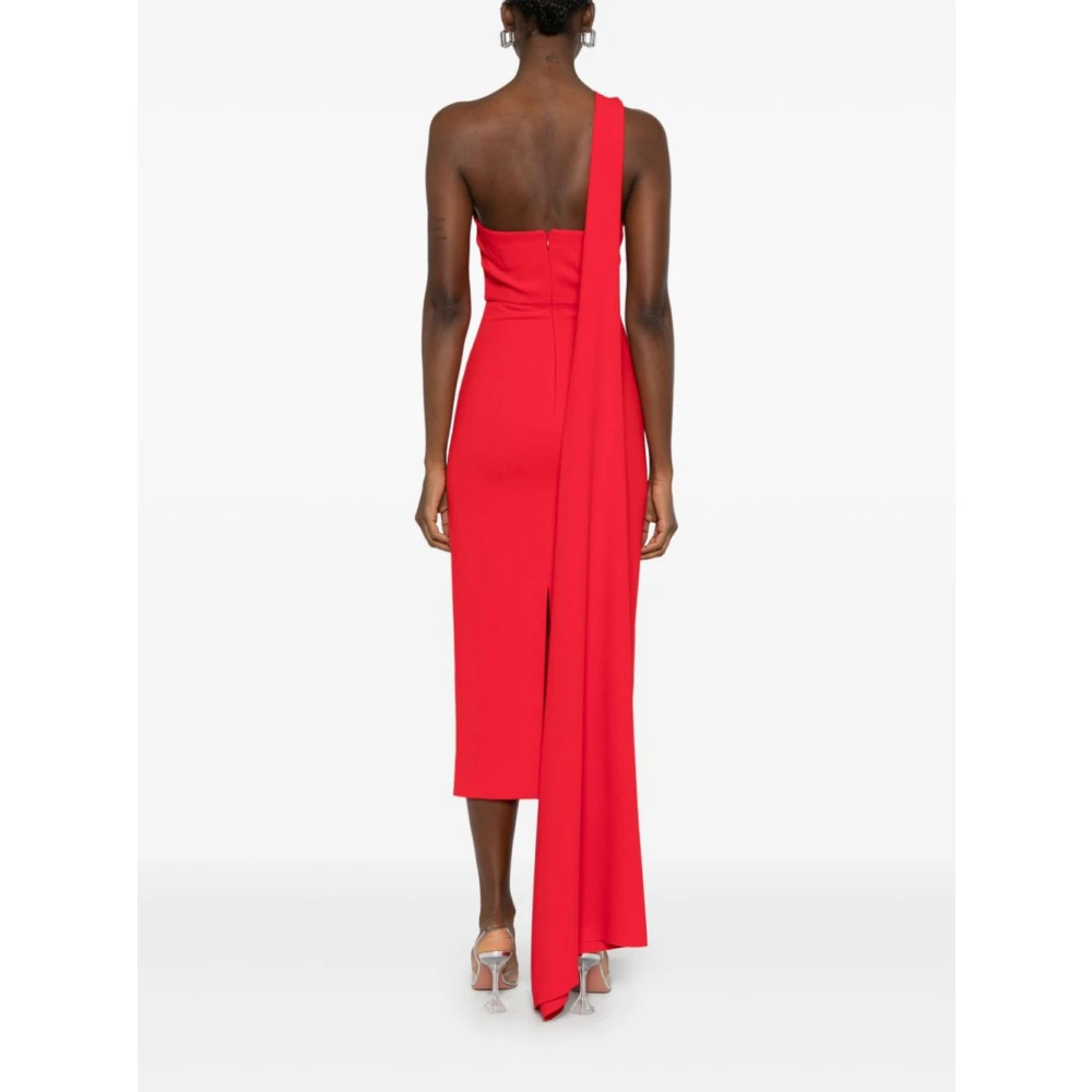 Solace London Rode Jurken voor Vrouwen Elegante Stijl Red Dames
