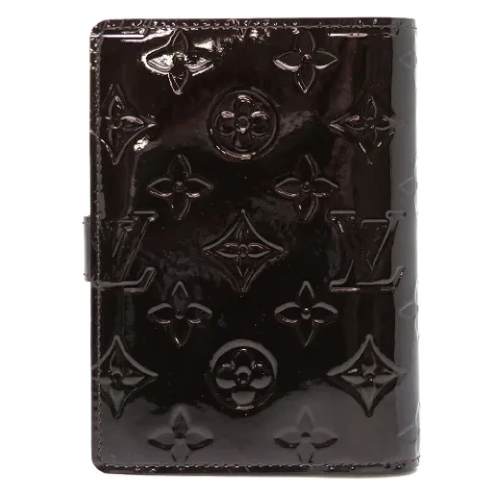 Louis Vuitton Vintage Pre-owned Leather home-office Black Dames