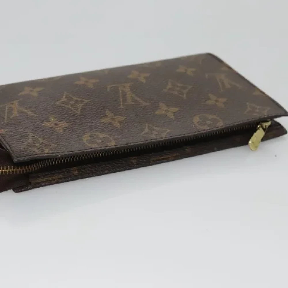 Louis Vuitton Vintage Pre-owned Canvas pouches Brown Dames