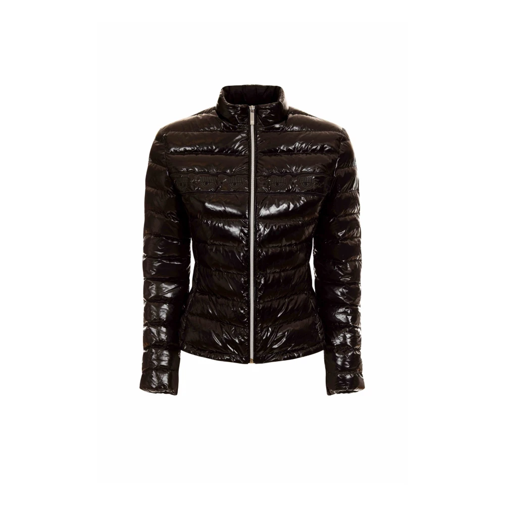 Chiara Ferragni Collection Vrouw Zwart Jassen Dames, S, Donsjas