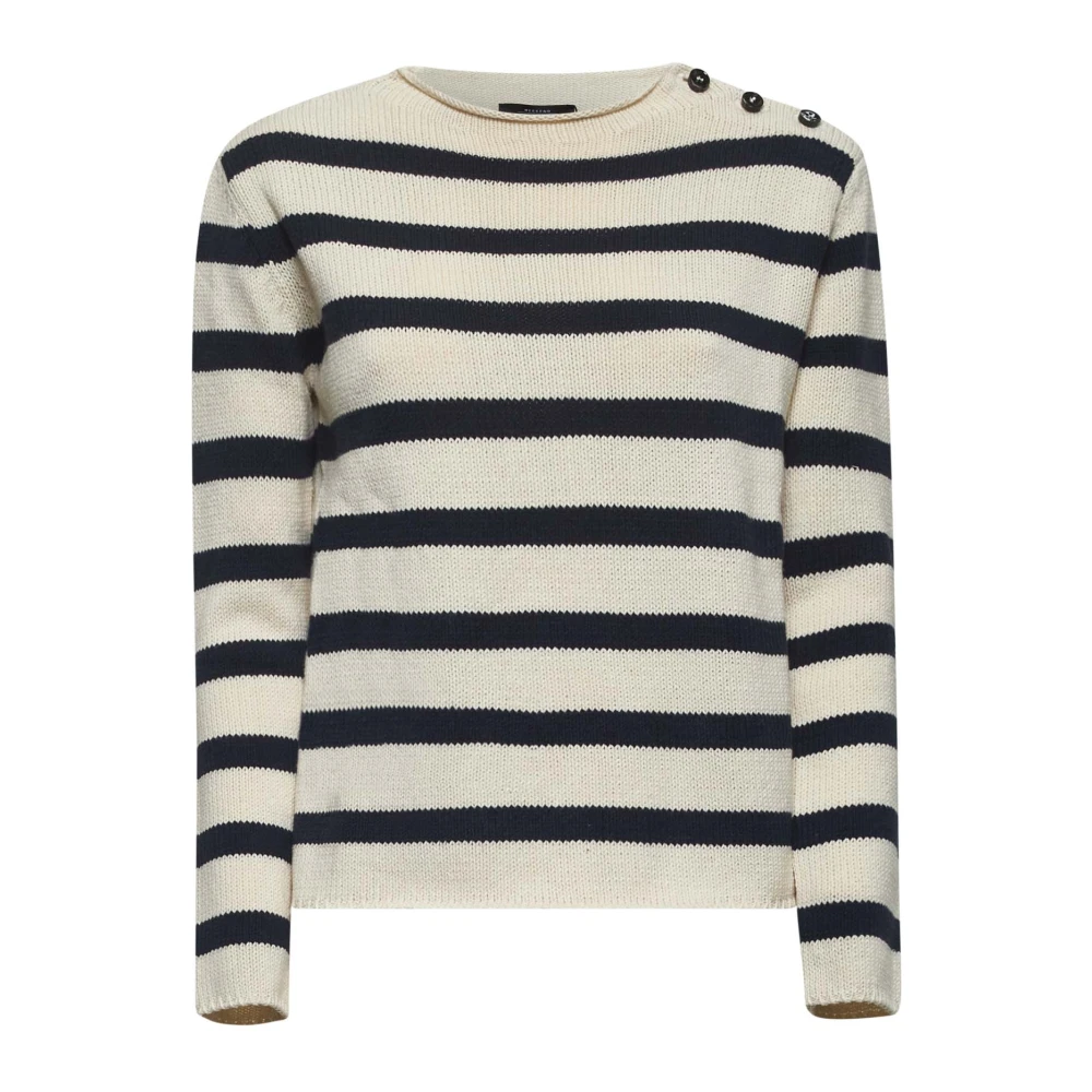 Max Mara Weekend Blauwe Sweaters voor Weekendstijl Multicolor Dames