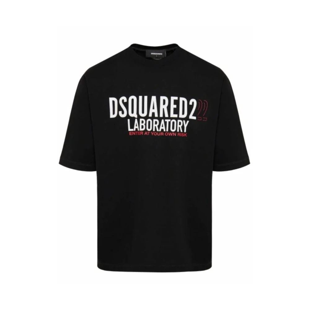Dsquared2 T-Shirt Black Heren