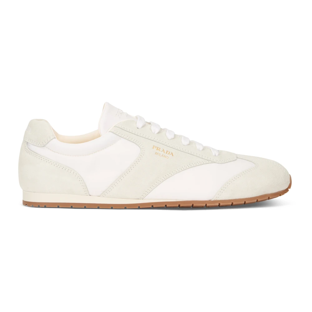 Prada Men's White Sneakers, 11 Uk, Bimat Low-Top Trainers