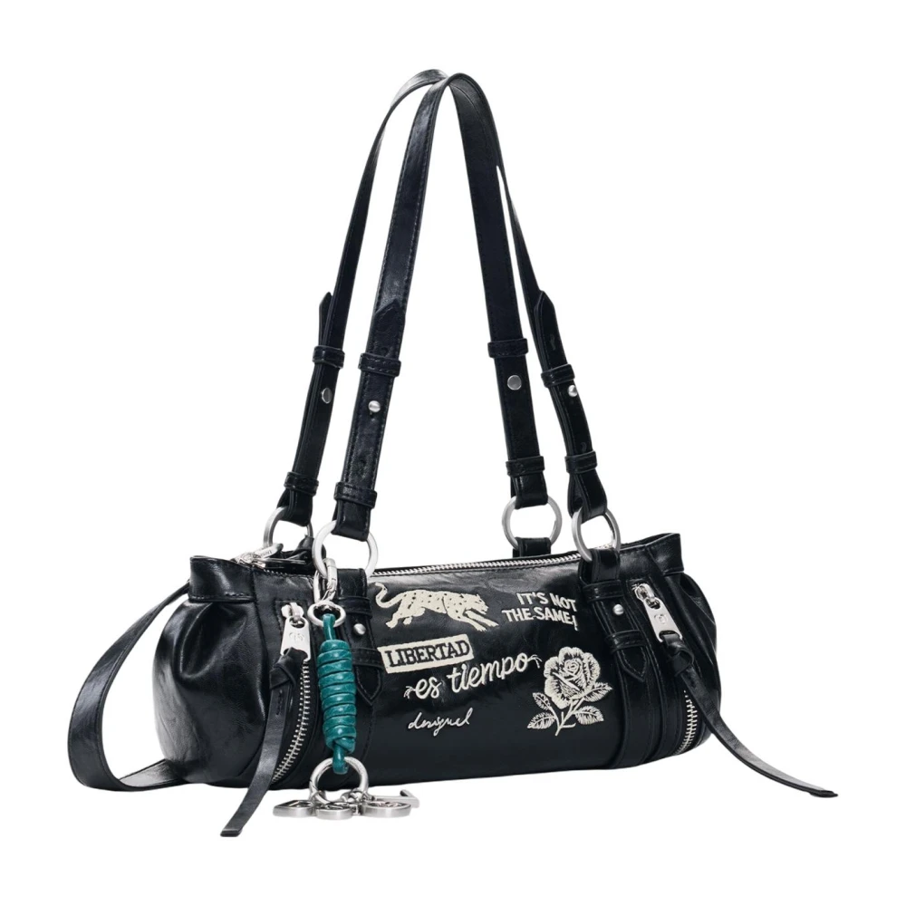 Desigual Donna Nero Donne, Borsa A Mano, Libertas Zarauz, - Immagine 5