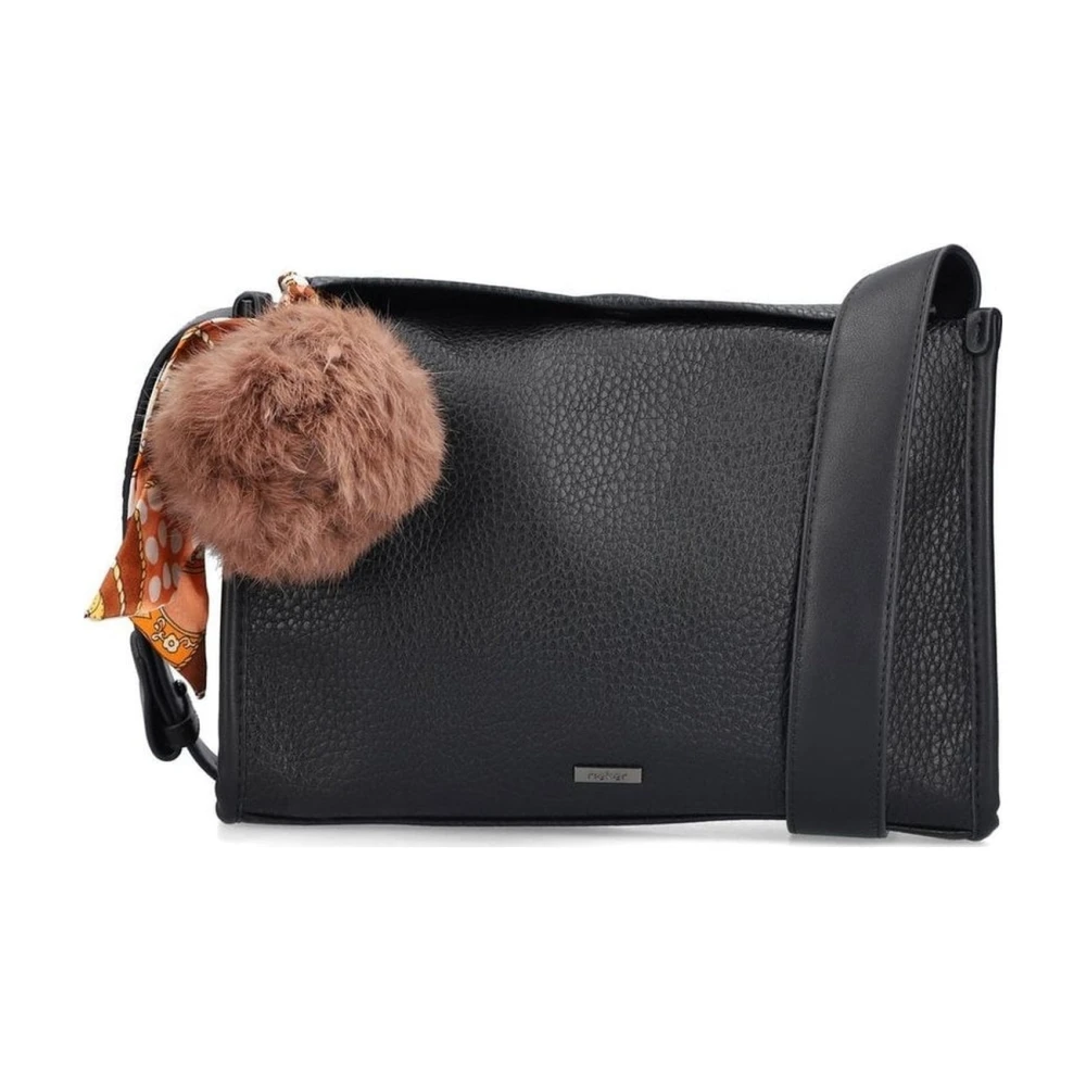 Rieker Casual Tote Bag Black Dames