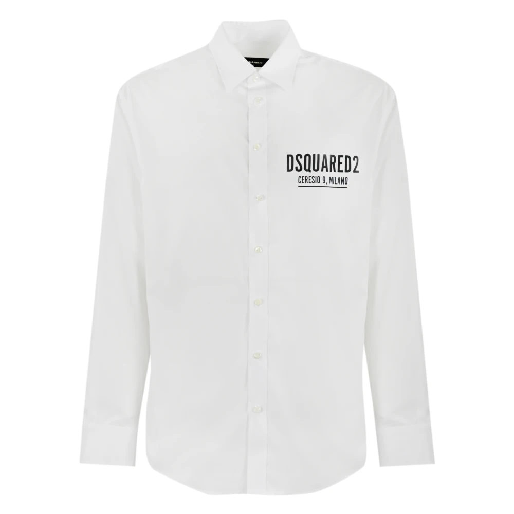 Dsquared2 Formal Shirts White Heren
