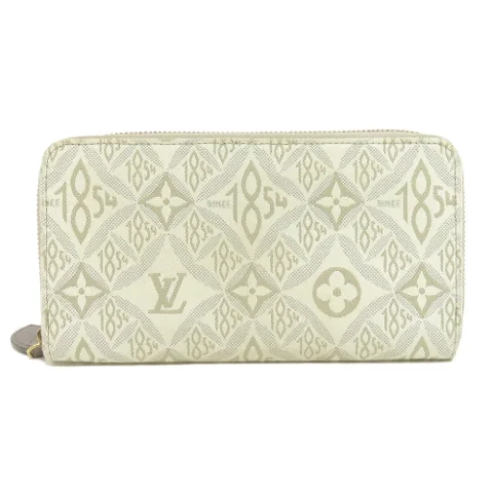 Louis Vuitton Vintage Pre-owned Canvas wallets Beige Dames