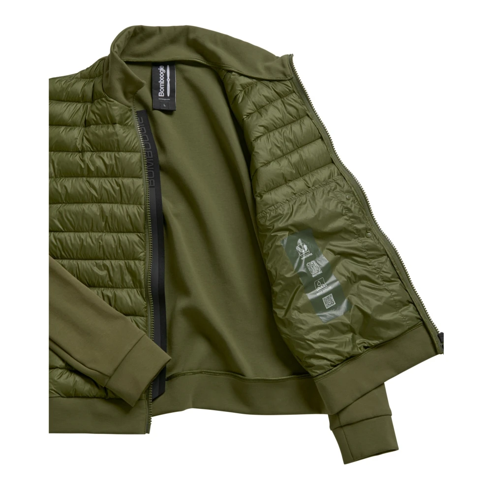 BomBoogie Neopreen en Nylon Ripstop Bi-materiaal Jas Green Heren
