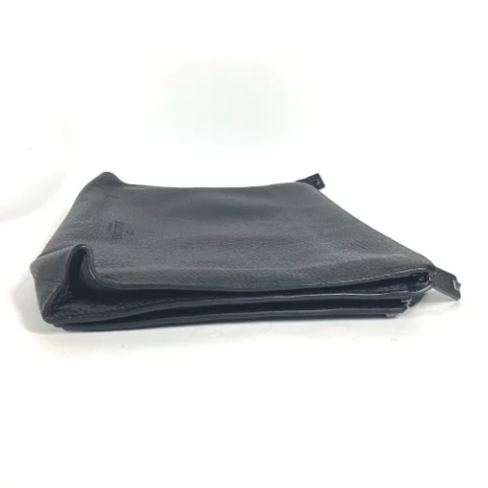 Valentino Vintage Pre-owned Leather clutches Black Dames