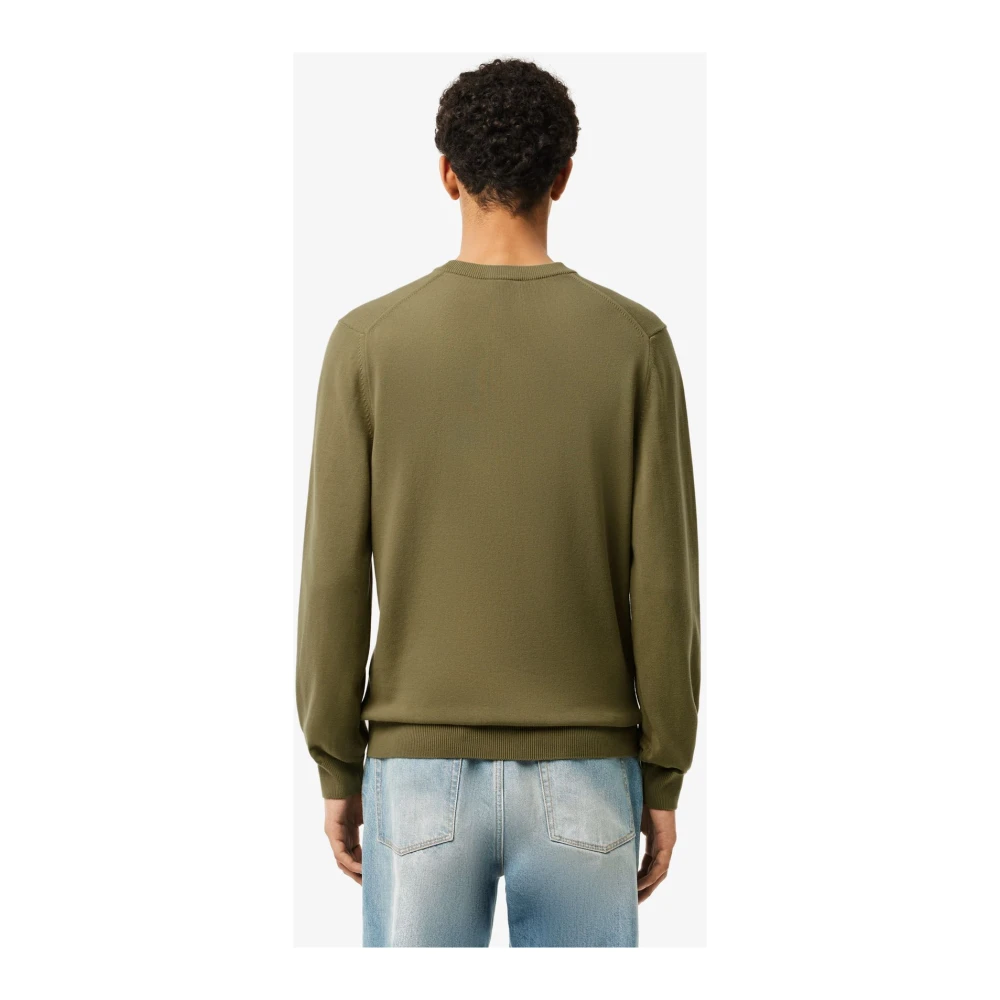 Lacoste Heren Crewneck Logo Pullover Green Heren