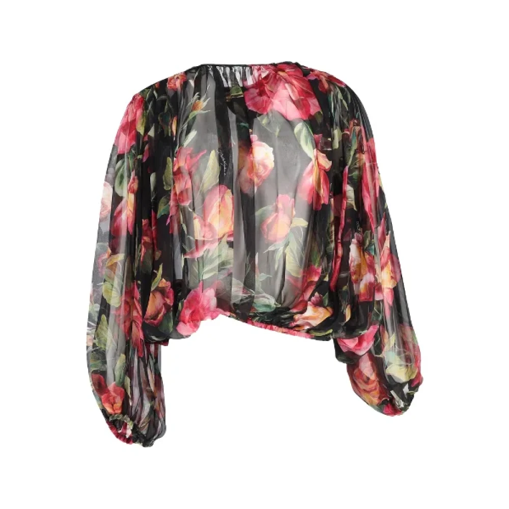 Dolce & Gabbana Pre-owned Silk tops Multicolor Dames