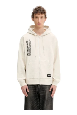 Solid Sweat Zip Hoodie LS