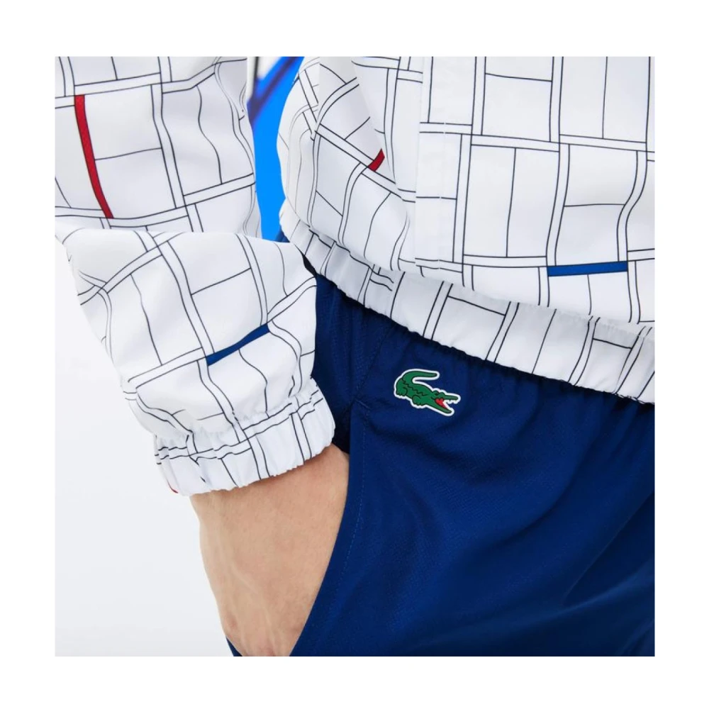 Lacoste Hoodie Trainingspak White Heren