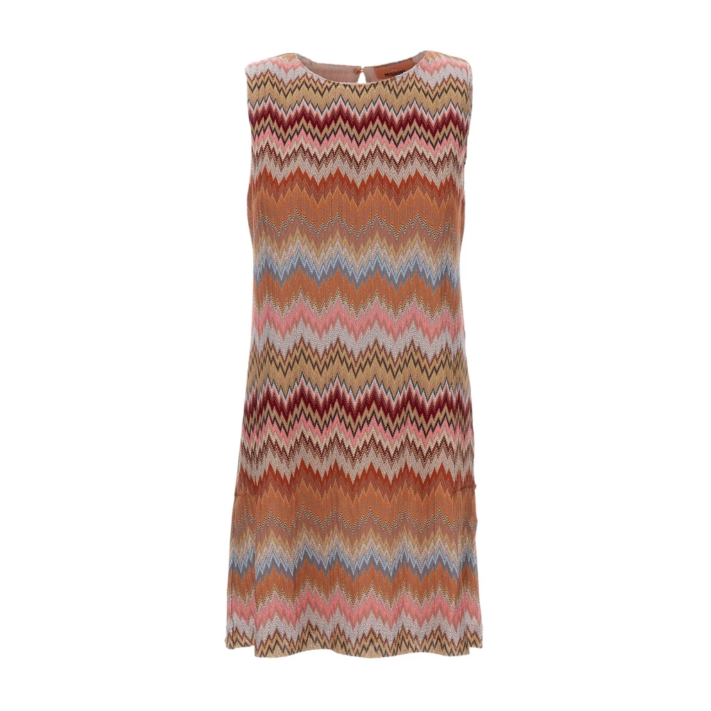 Missoni Women's Multicolor Short Dresses, M, Short Sleeveless Dress