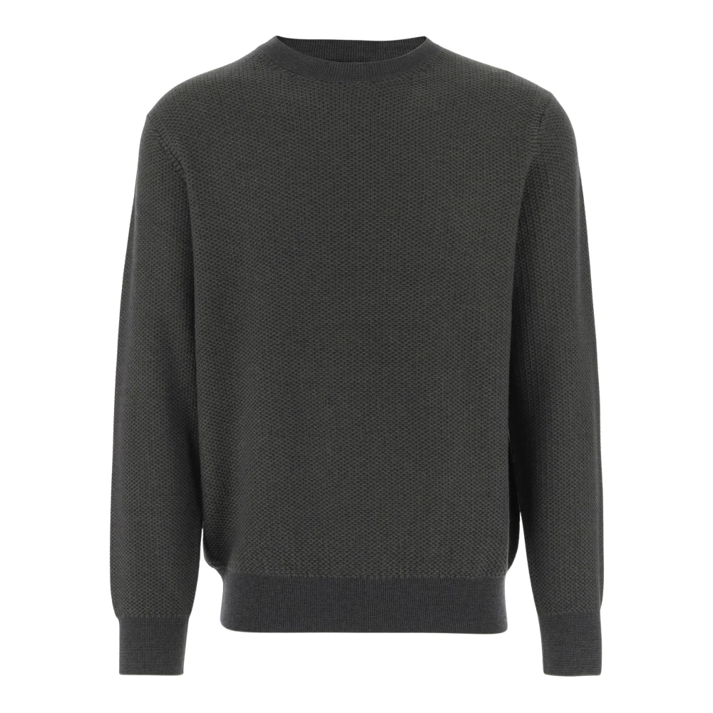 Dark Green Wool Blend Knit Sweater - Vince - Modalova