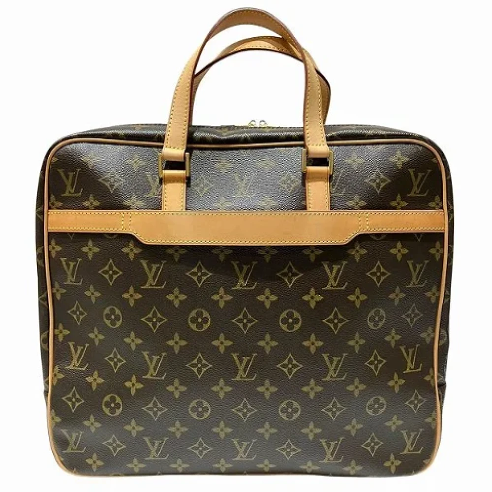 Louis Vuitton Vintage Pre-owned Canvas briefcases Brown Dames