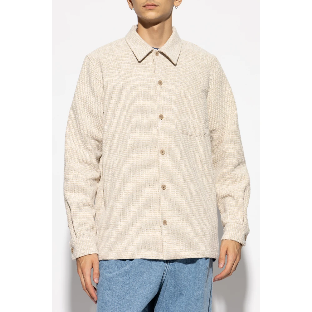 Samsøe Shirt Sataka Beige Heren