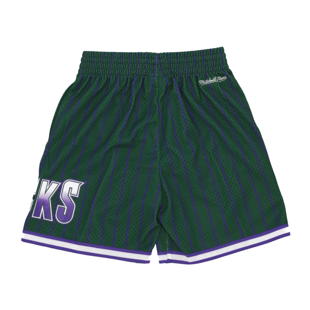 Mitchell & Ness NBA Thuisstad Mesh Basketbalshorts Green Heren