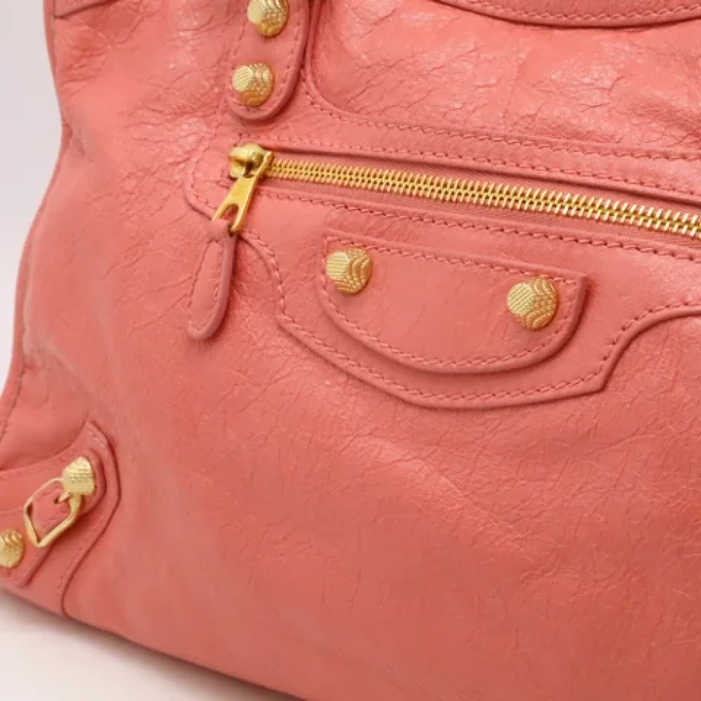 Balenciaga Vintage Pre-owned Fabric balenciaga-bags Pink Dames