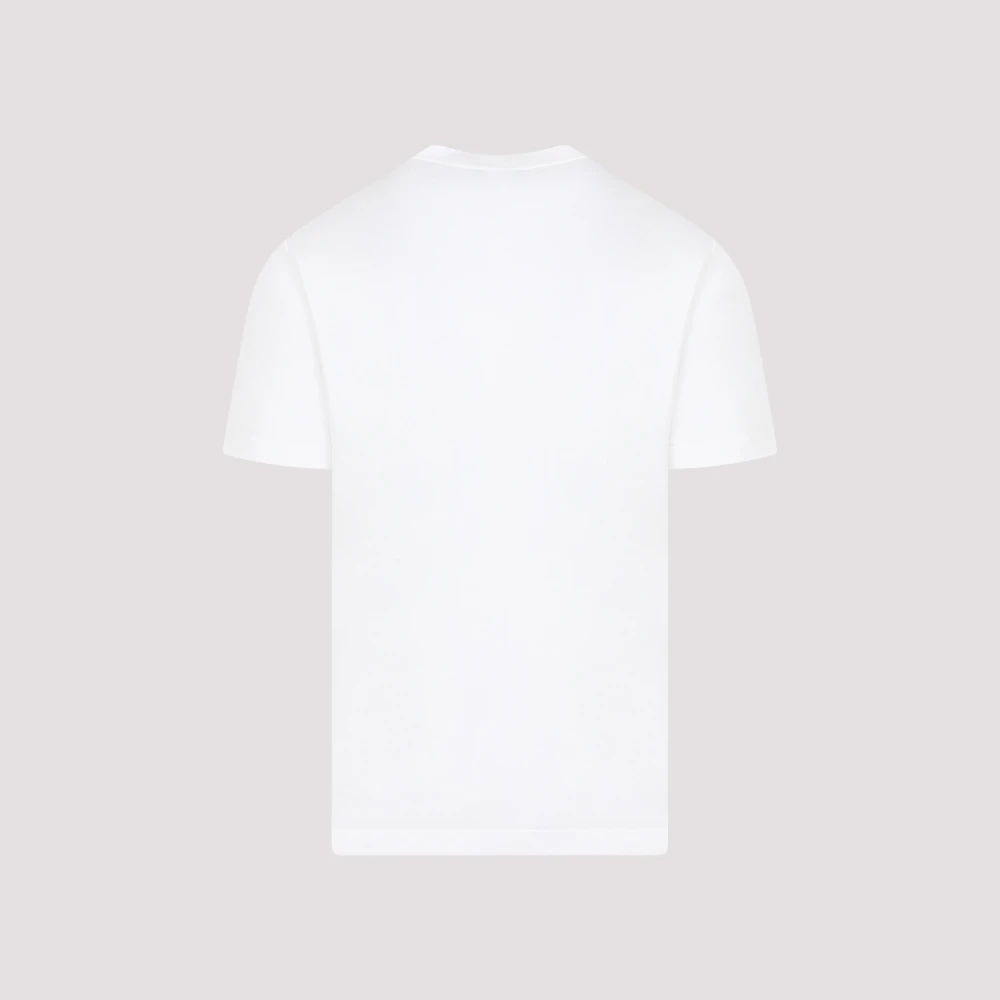 Giorgio Armani Optisch Wit T-Shirt White Heren