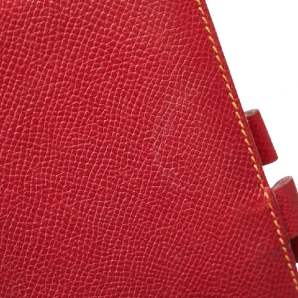 Hermès Vintage Pre-owned Leather wallets Red Dames