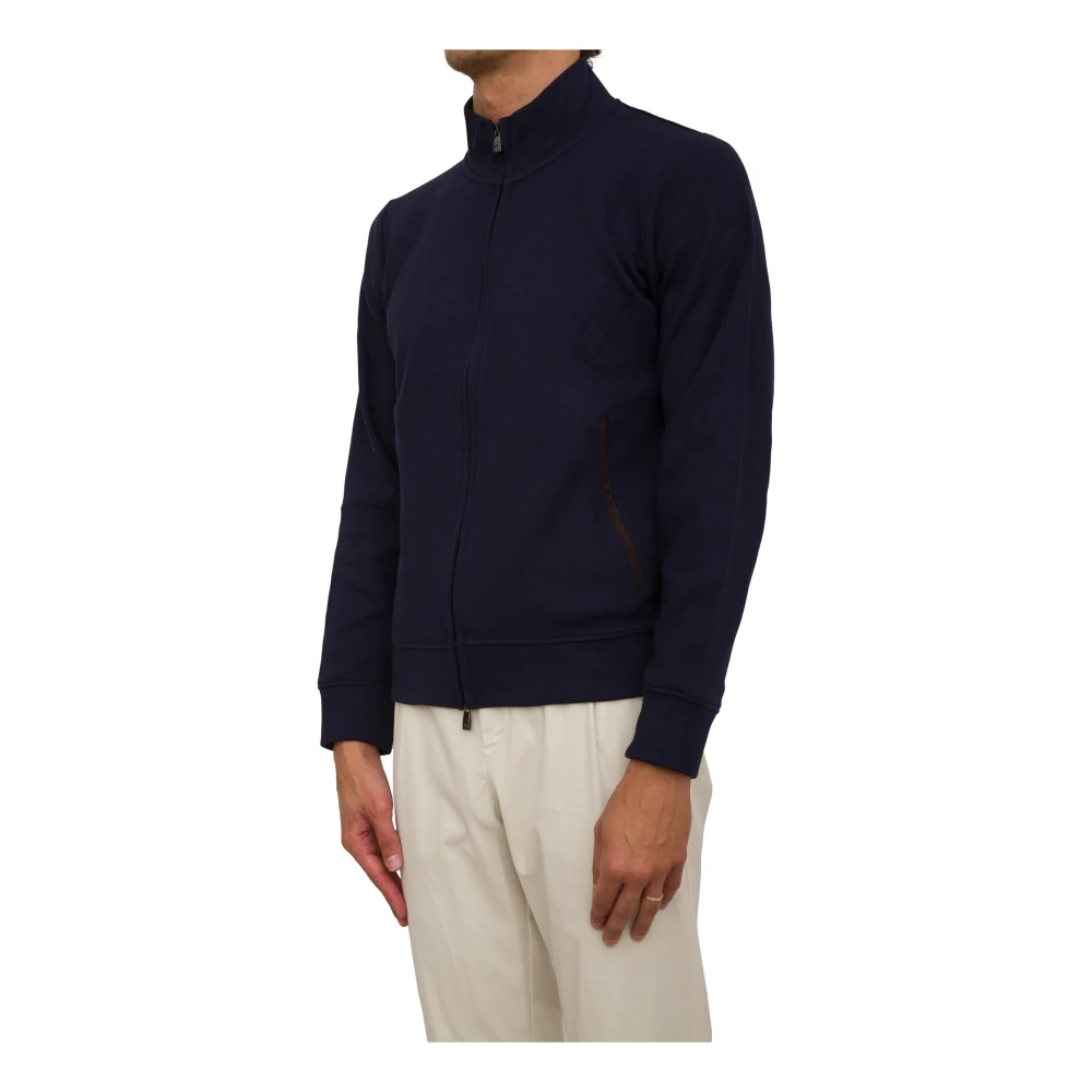 Corneliani Stijlvolle Sweatshirt voor Mannen Blue Heren