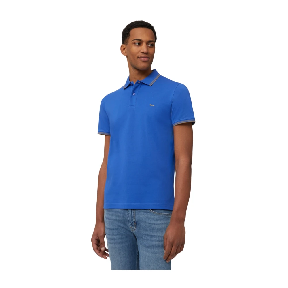 Harmont & Blaine Men's Blue China - Polo Shirts - Xl - Tops