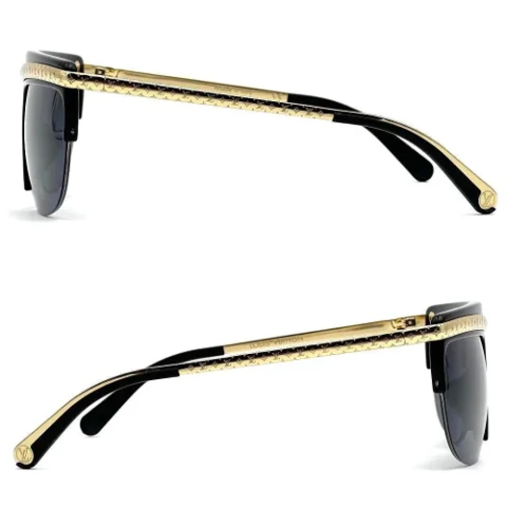 Louis Vuitton Vintage Pre-owned Plastic sunglasses Black Dames