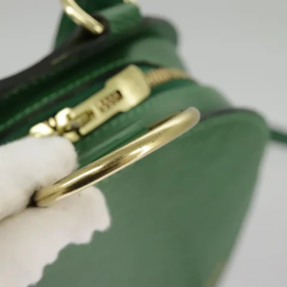 Louis Vuitton Vintage Pre-owned Leather backpacks Green Dames