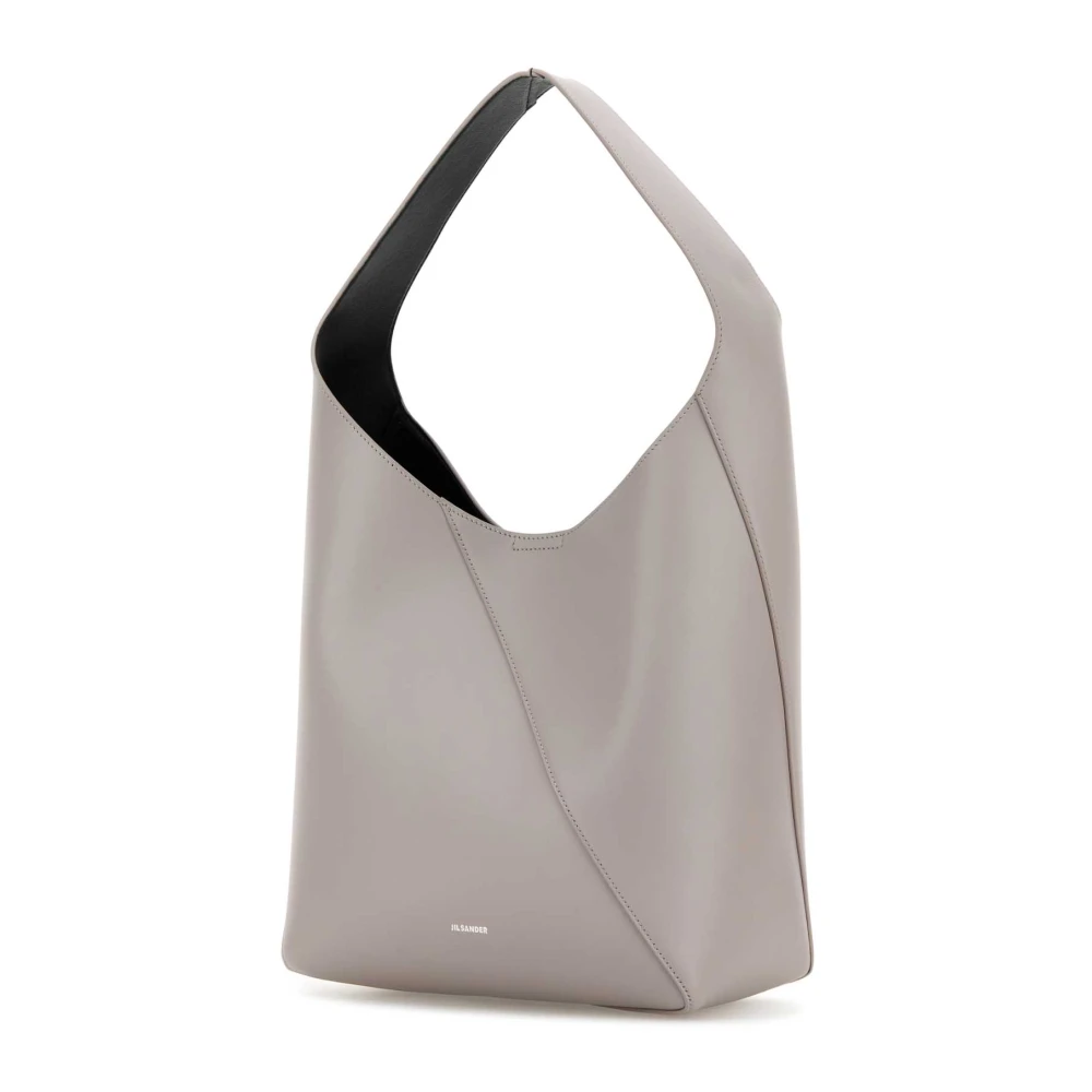 Jil Sander Stijlvolle Vertigo Schoudertas Gray Dames