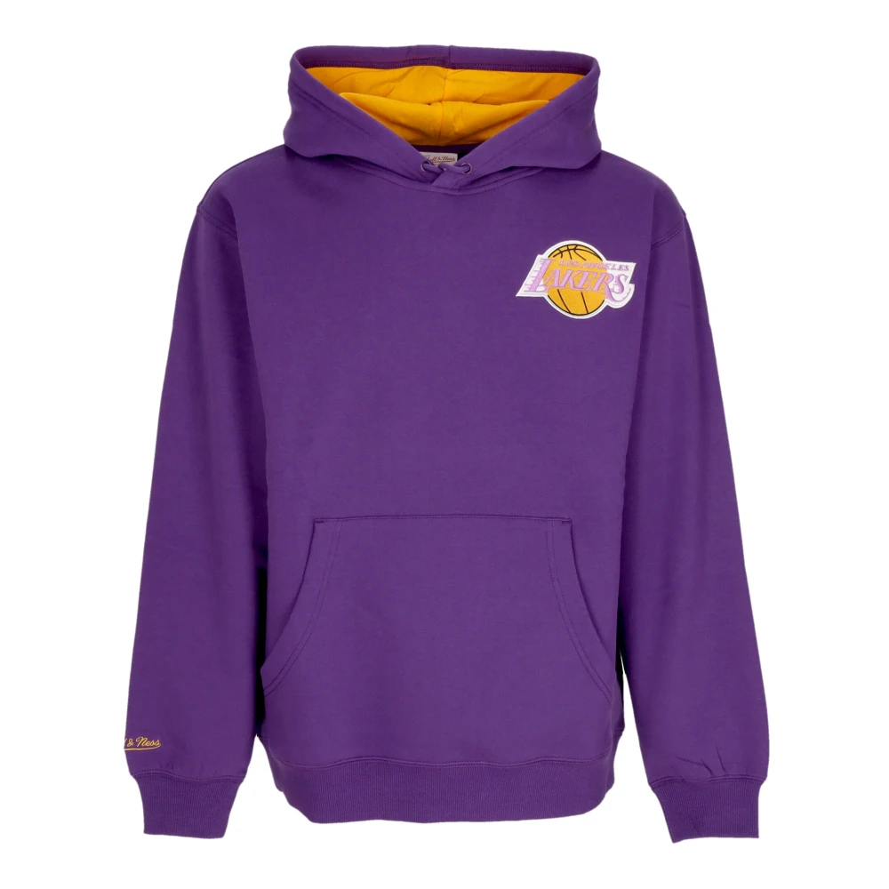 Mitchell & Ness NBA Vintage Logo Hoodie Paars Purple Heren
