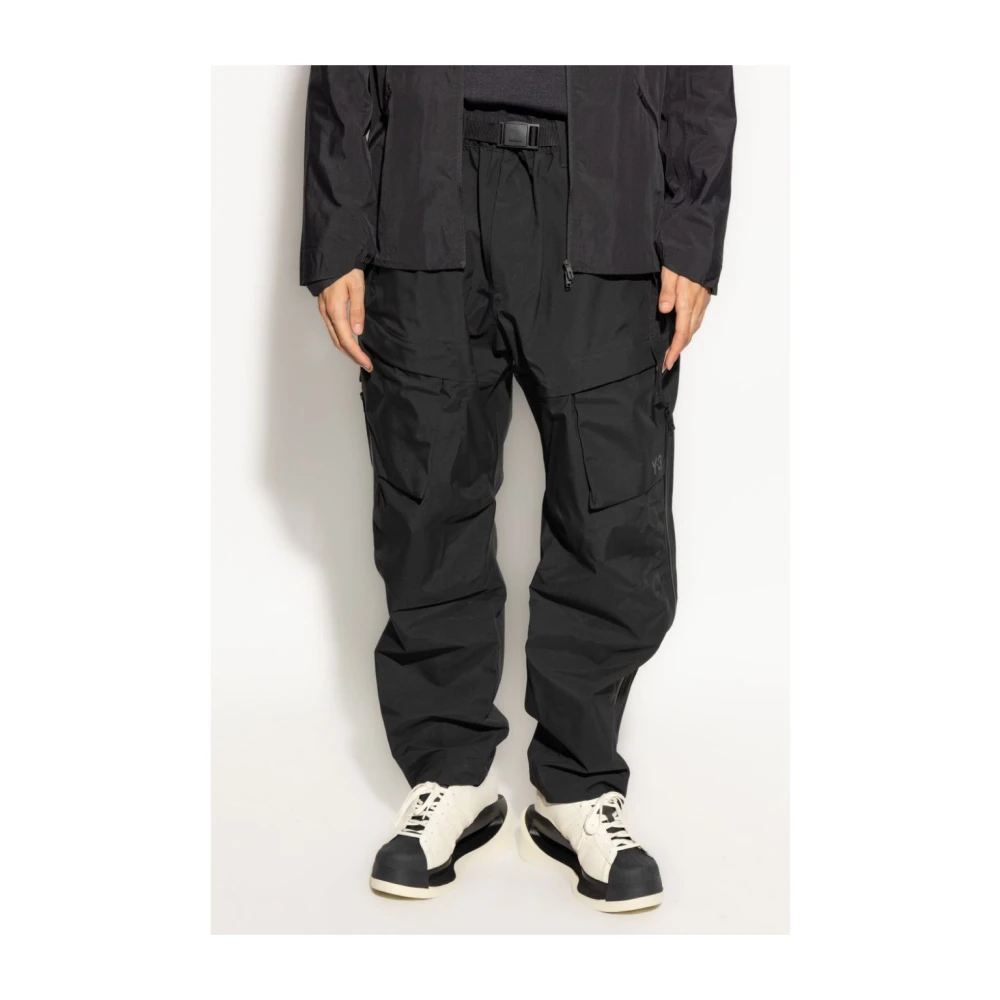 Y-3 Gore-Tex Hardshell Cargo Broek Black Heren