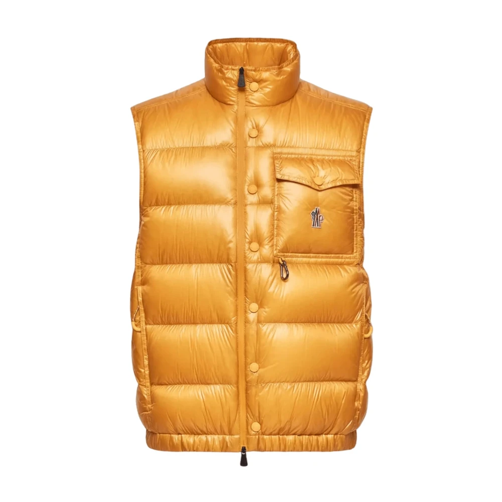 Moncler Men's Yellow Waistcoats, Xl, Uychi Vest