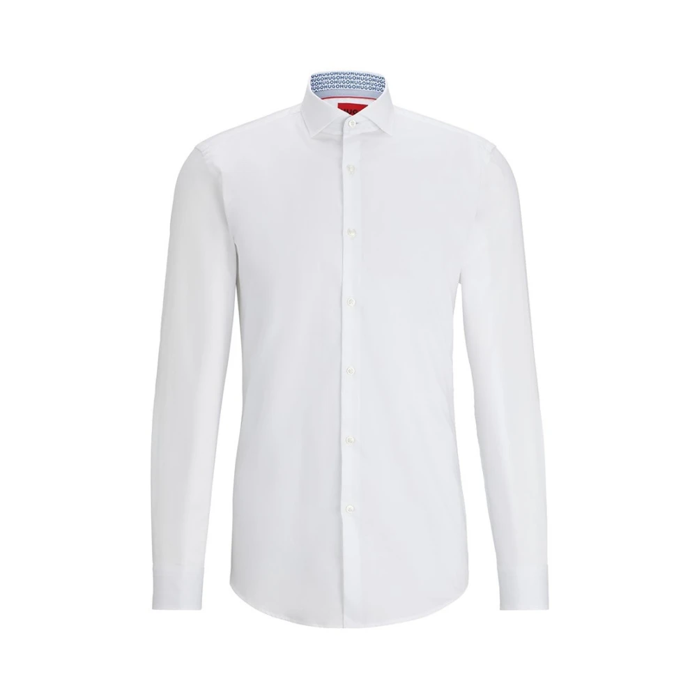 Hugo Boss Trendy Men's Shirt White Heren