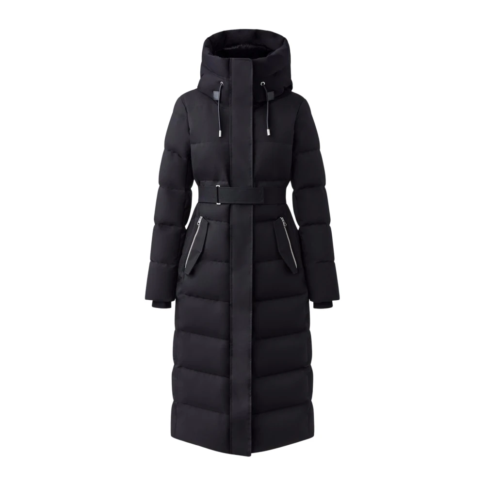 Mackage Lång Shyla-NF Svart Pufferjacka Black, Dam