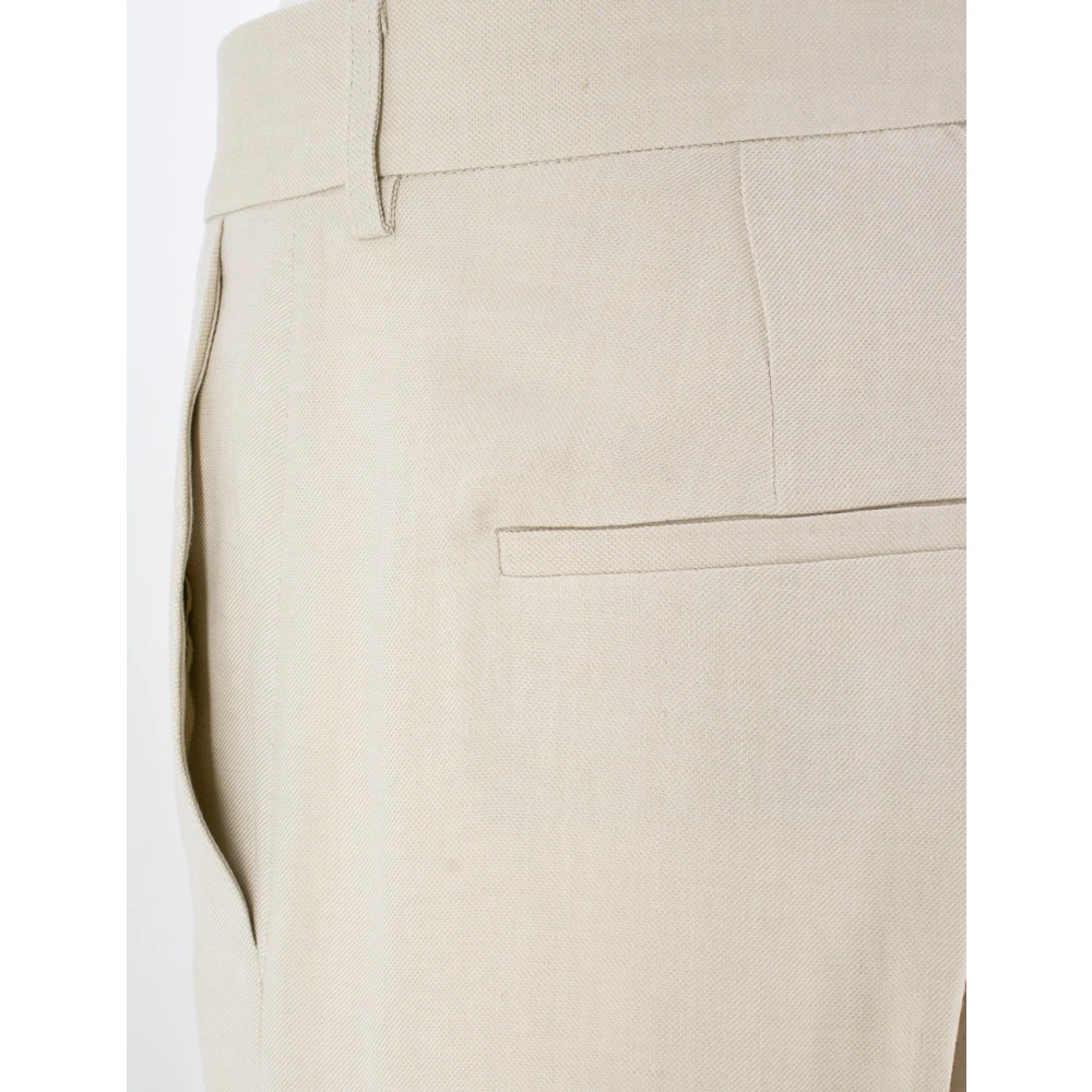 Antonelli Firenze Moderne op maat gemaakte broek voor elegantie Beige Dames