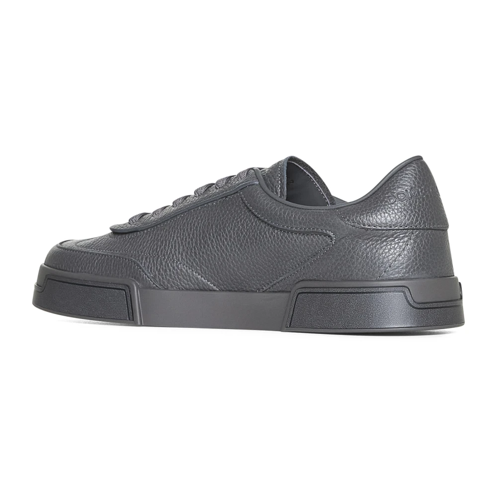 Dolce & Gabbana Grijze Sneakers met Vetersluiting Gray Heren