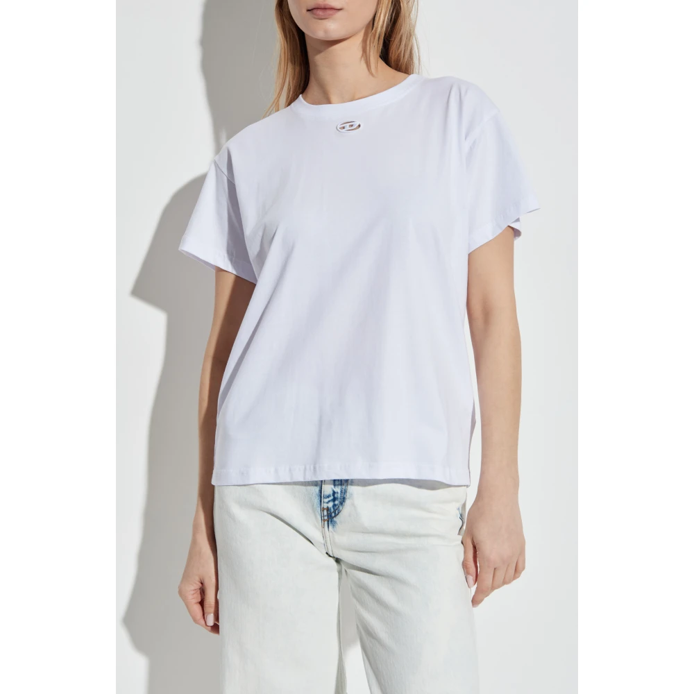 Diesel T-shirt 'T-Marey' White Dames