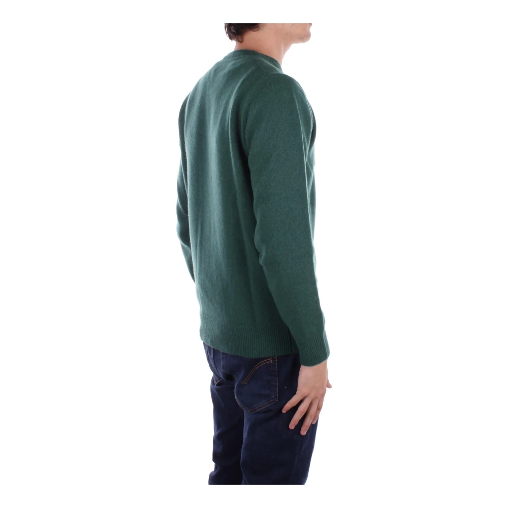 Saint Barth Groene Logo Trui Kasjmier Mix Green Heren