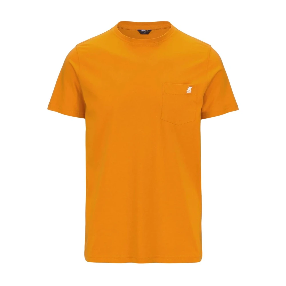 K-Way Polo Skjorta Kollektion Orange, Herr